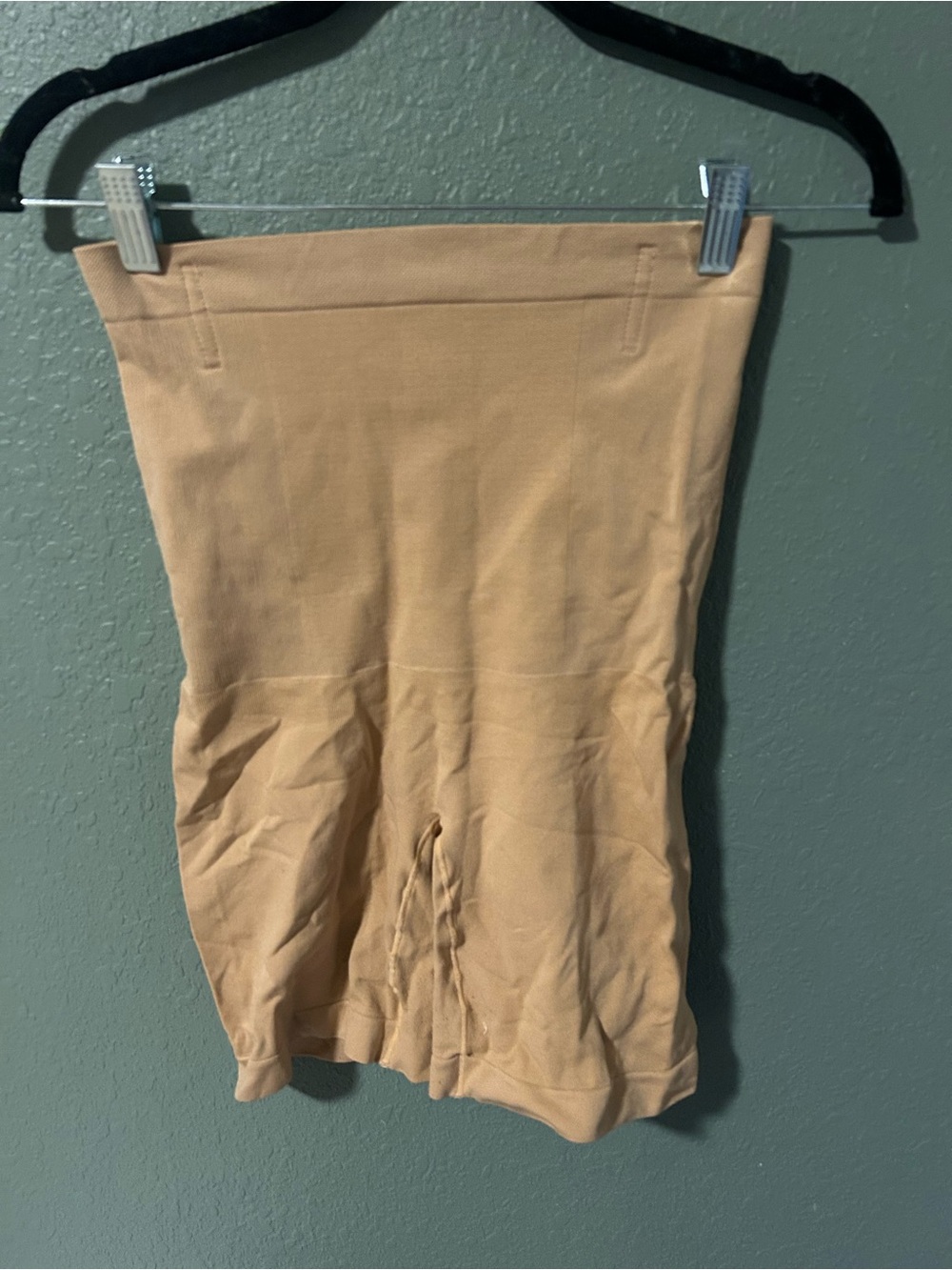 Tan Empetua nylon & spandex shapewear shorts in XL-2x #empetua #basics